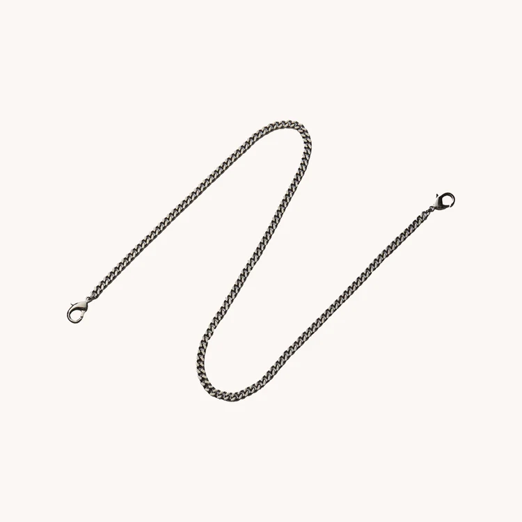 Flat Shoulder Chain, Plated Brass
