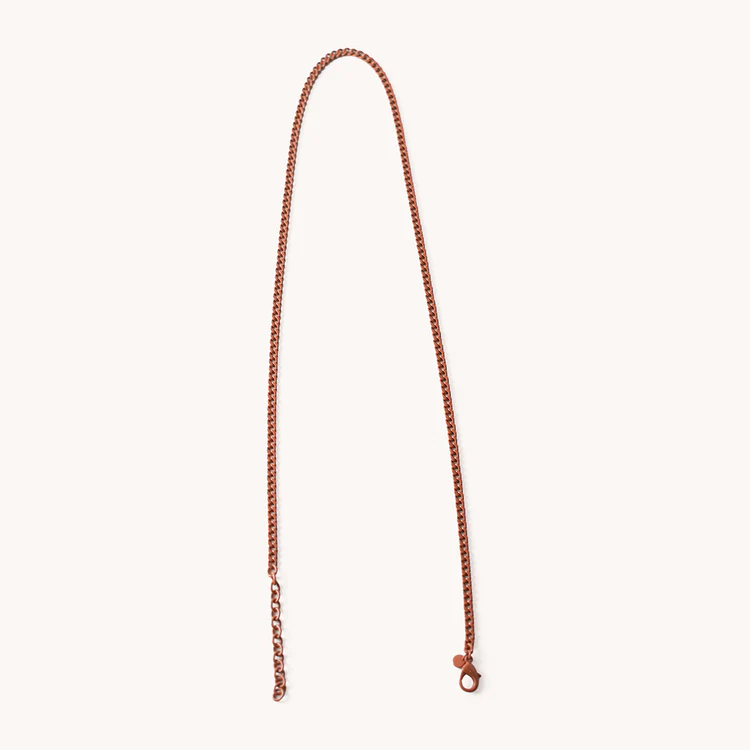Flat Long Convertible Chain, Enamel Coated Aluminum