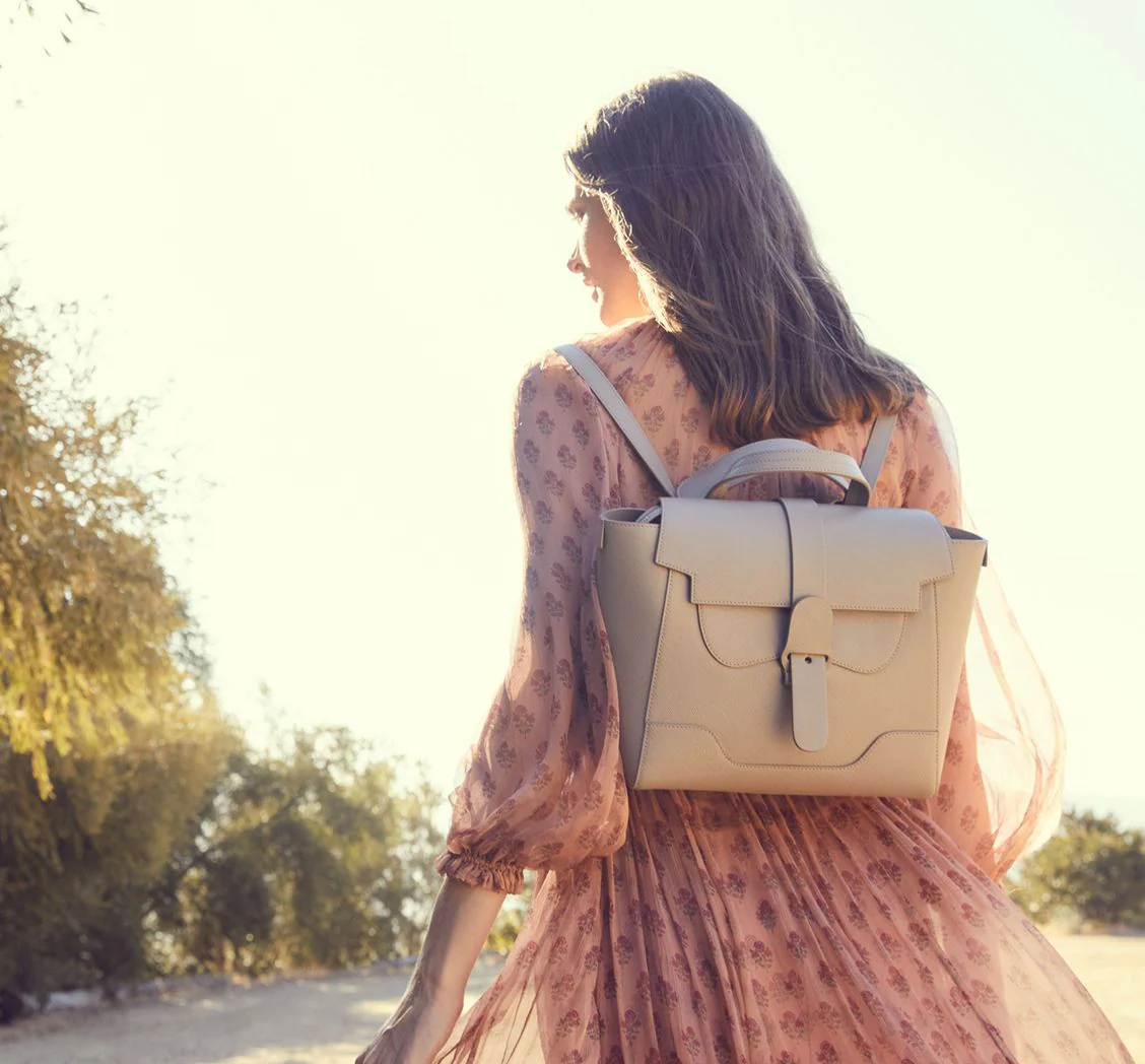 Woman with backpack