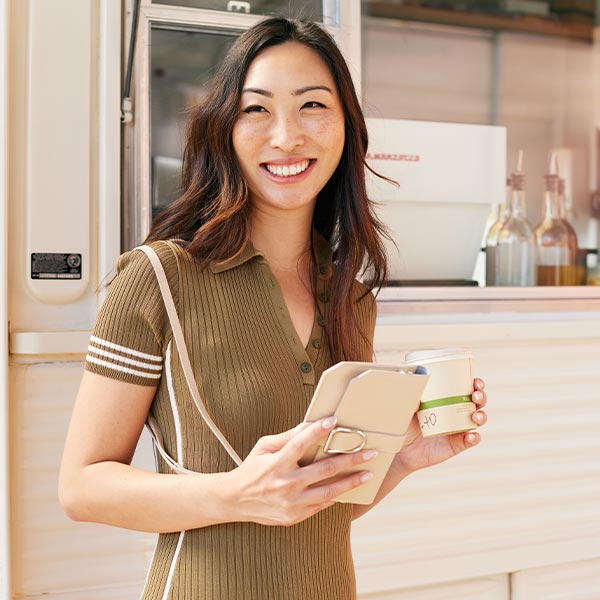 Woman with a bag